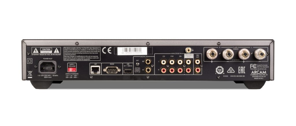 ARCAM SA20 Back